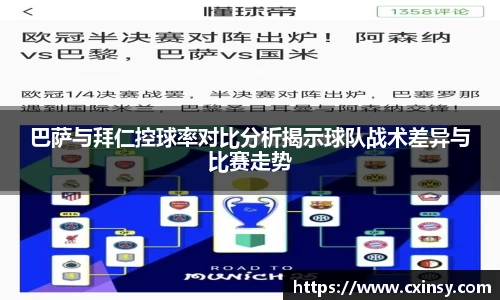 巴萨与拜仁控球率对比分析揭示球队战术差异与比赛走势